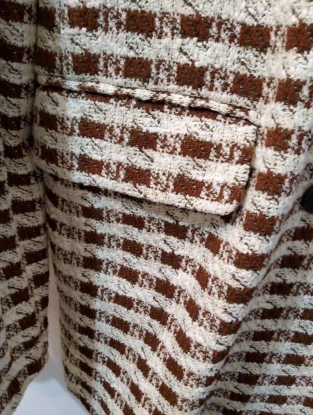 Anthropologie Dolan Left Coast Houndstooth Blazer Jacket NWT Size Large - Picture 4 of 16